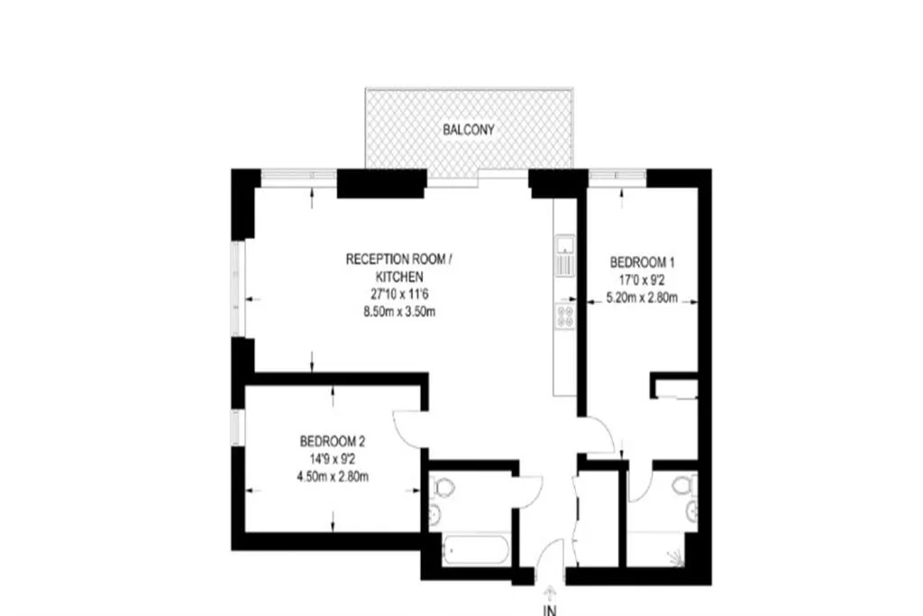 2 bedroom apartment for rent