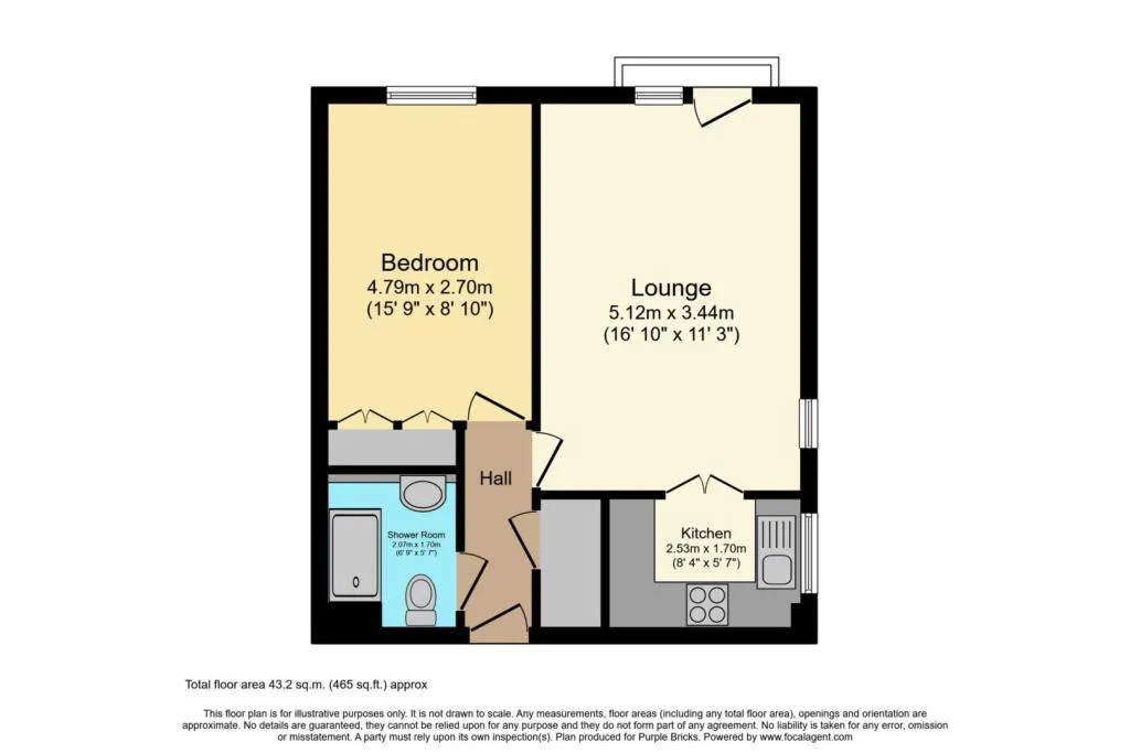 1 bedroom flat for rent