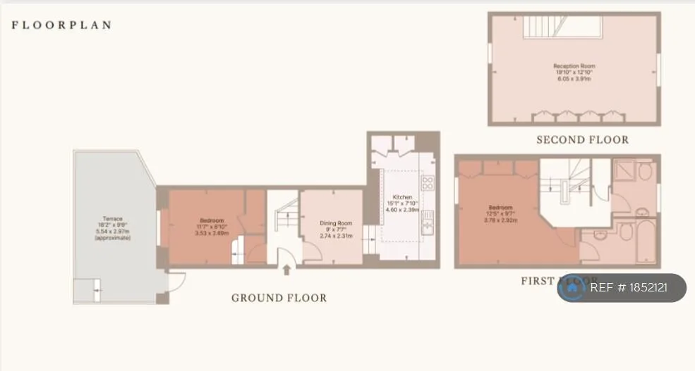 2 bedroom terraced house for rent
