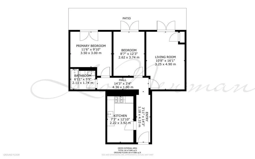 2 bedroom flat for rent