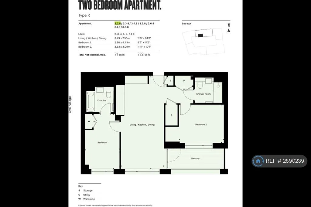 2 bedroom flat for rent