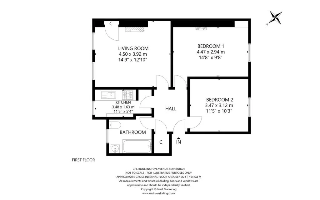 2 bedroom apartment for rent