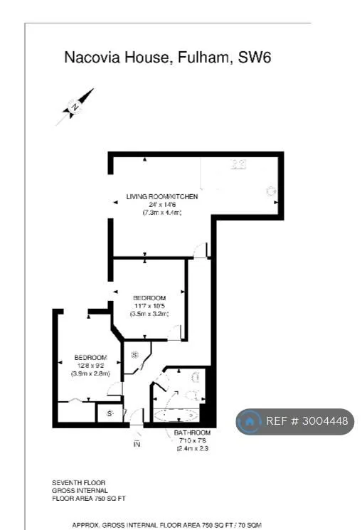 2 bedroom flat for rent