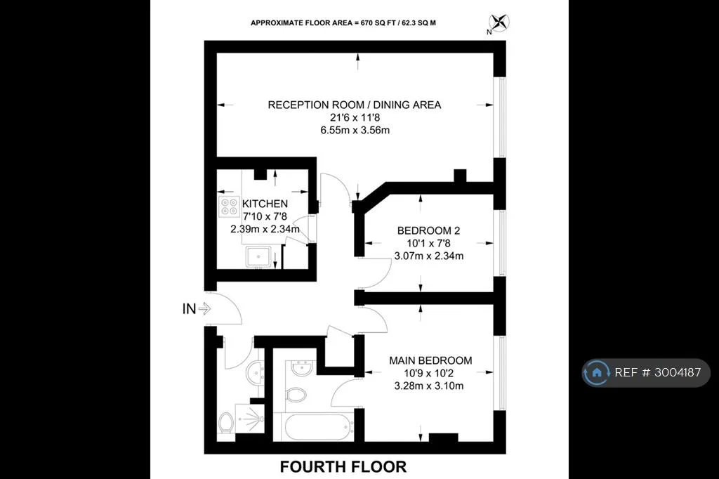 2 bedroom flat for rent