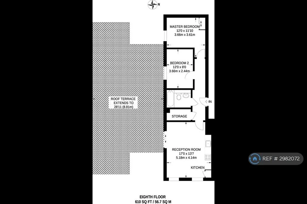 2 bedroom flat for rent