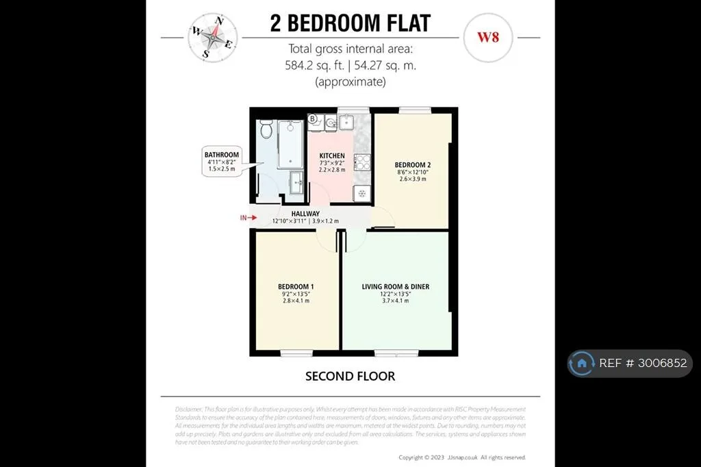 2 bedroom flat for rent