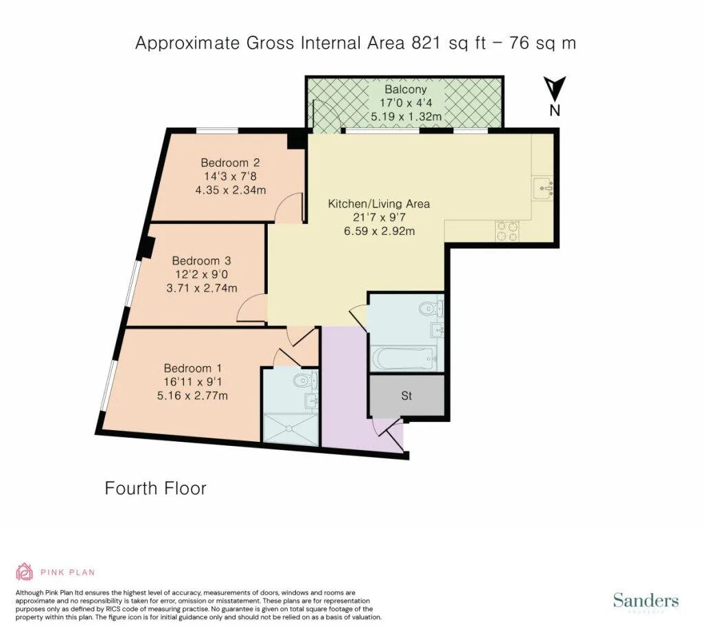 3 bedroom flat for rent