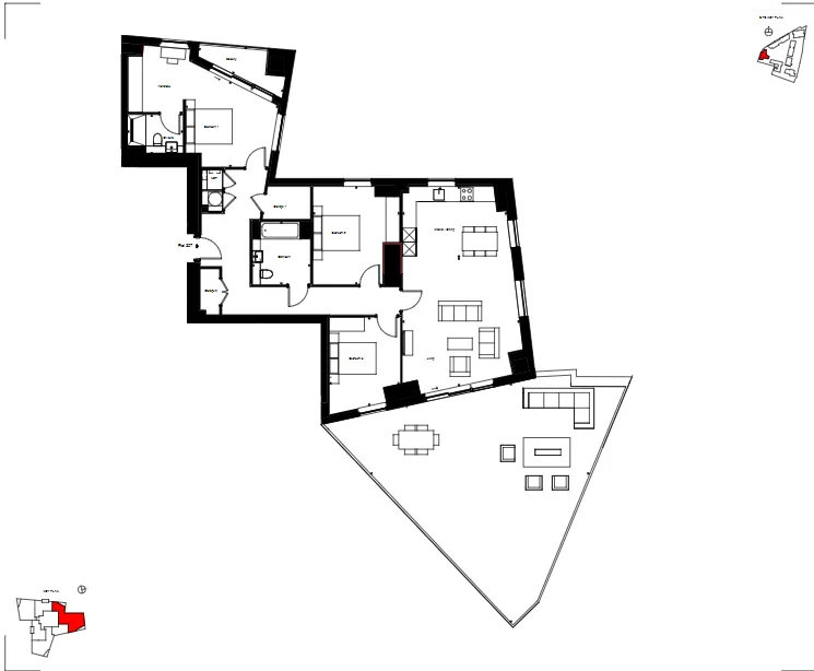 3 bedroom apartment for rent