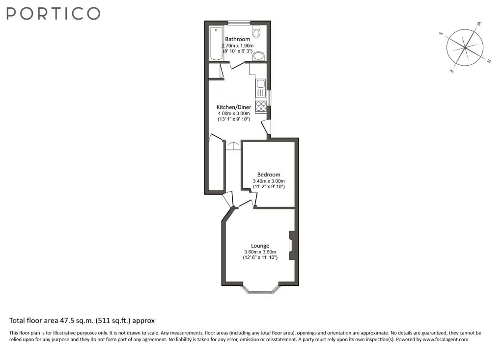 1 bedroom flat for rent