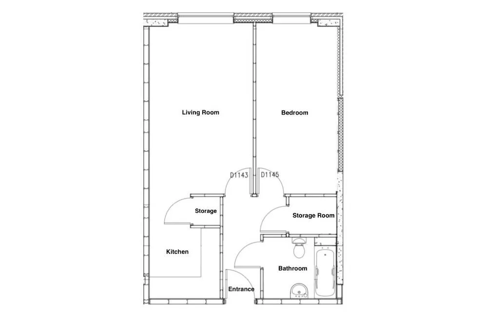 1 bedroom apartment for rent