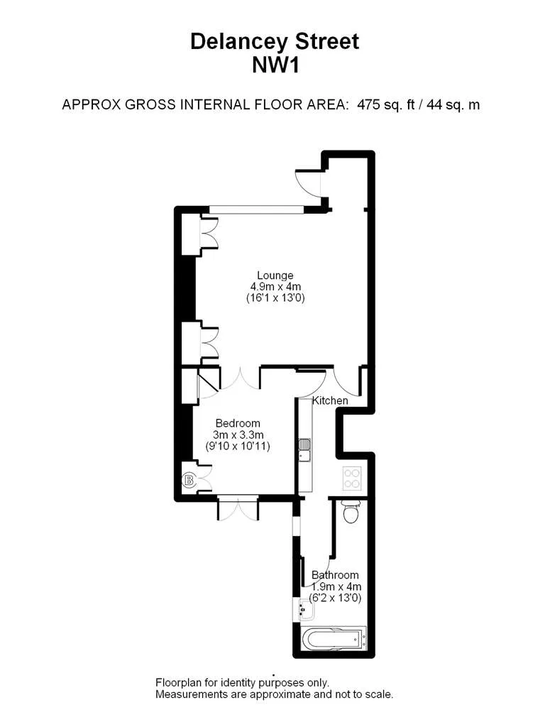 1 bedroom flat for rent