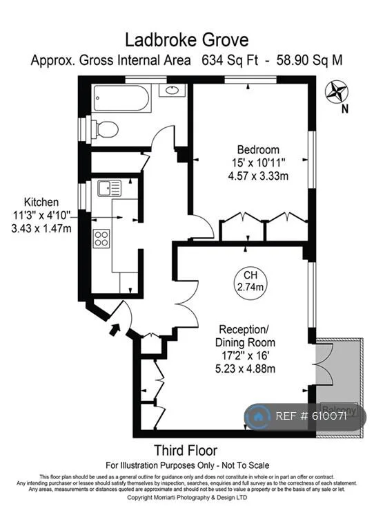 1 bedroom flat for rent