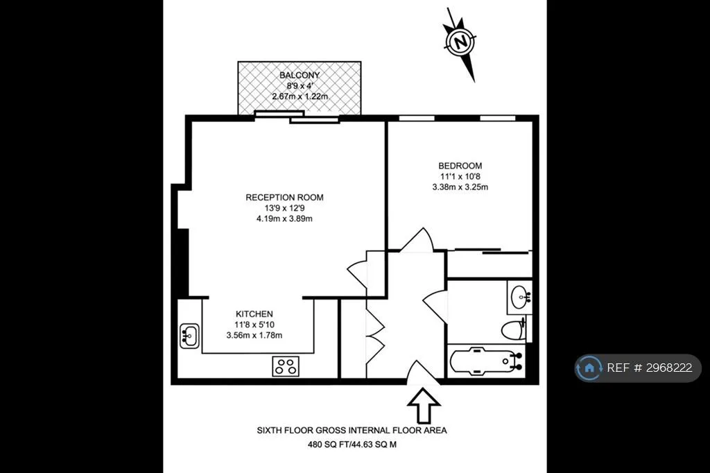 1 bedroom flat for rent