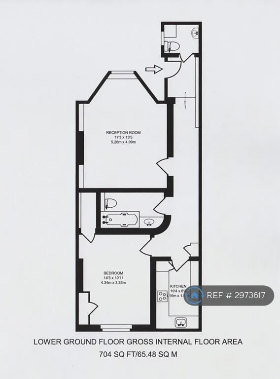 1 bedroom flat for rent