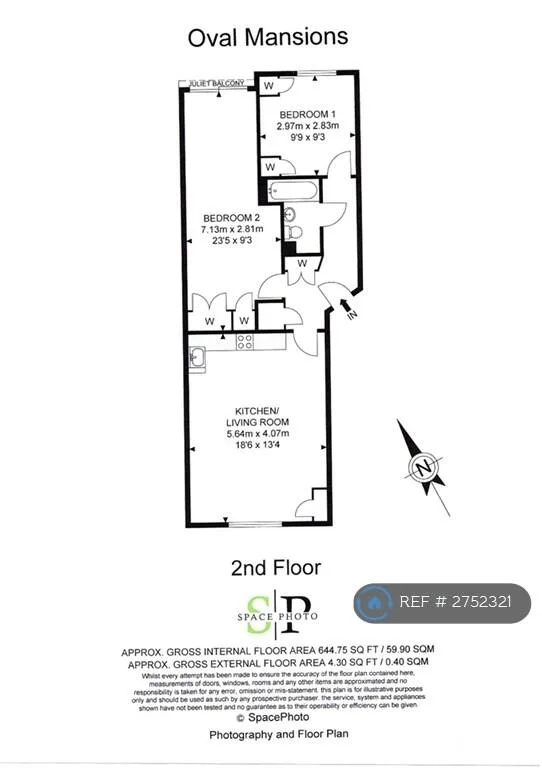 2 bedroom flat for rent