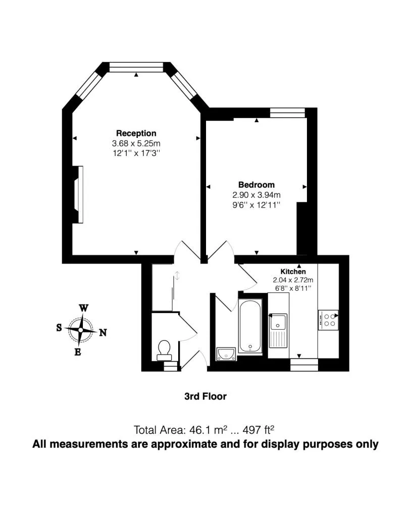 1 bedroom apartment for rent