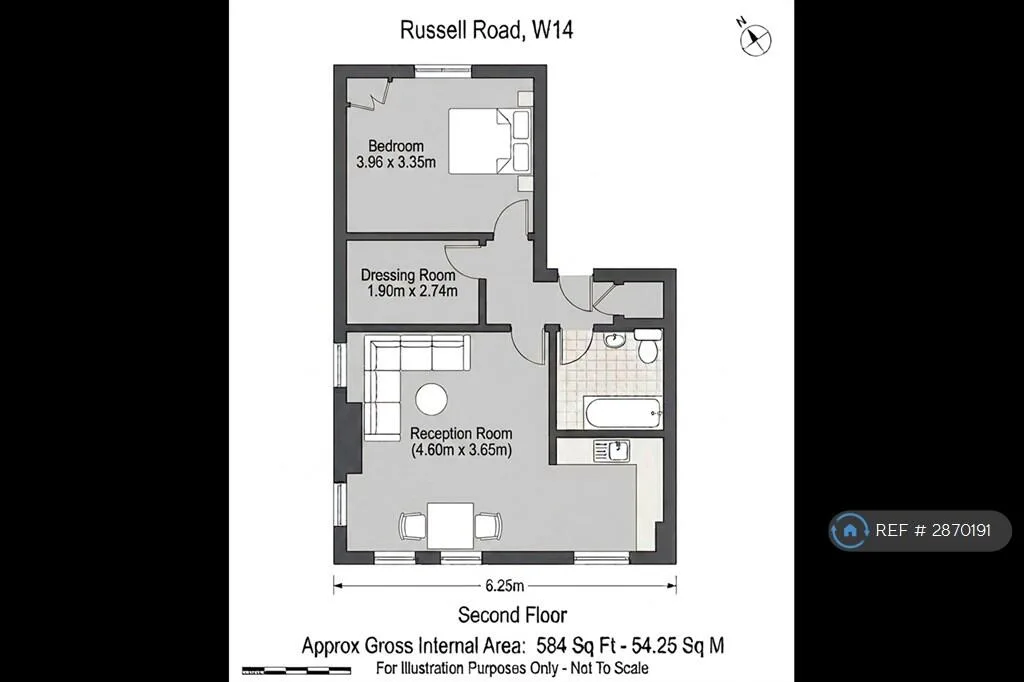 1 bedroom flat for rent