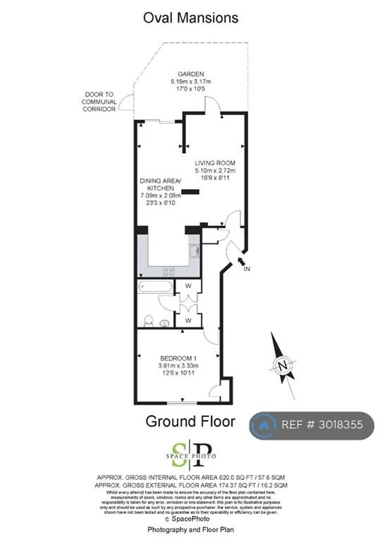 1 bedroom flat for rent