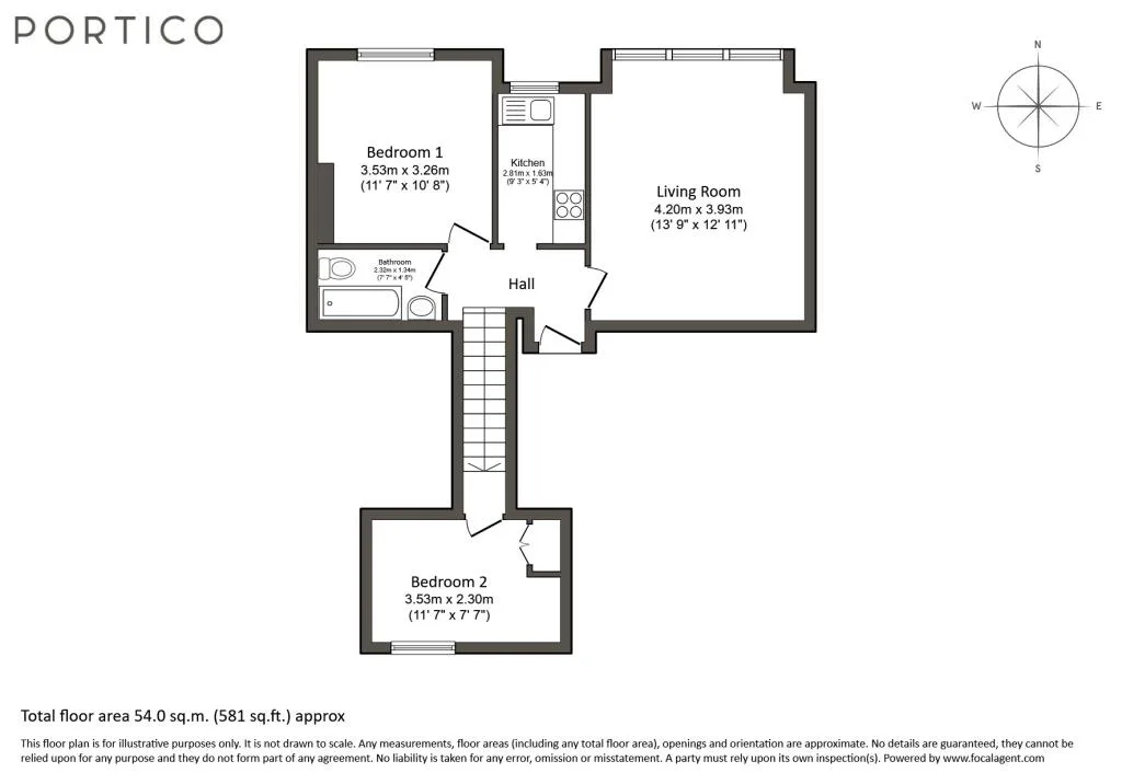 2 bedroom flat for rent