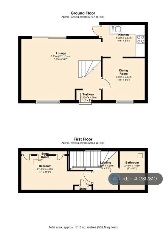 2 bedroom semi-detached house for rent