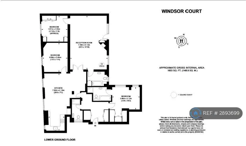 3 bedroom flat for rent