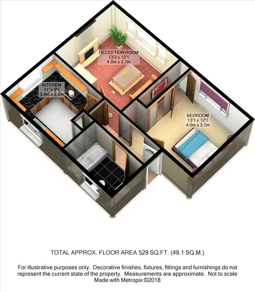 1 bedroom flat for rent
