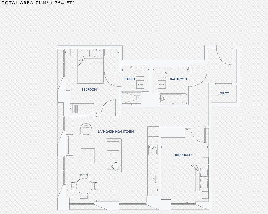 2 bedroom apartment for rent