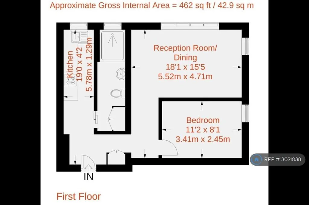 1 bedroom flat for rent
