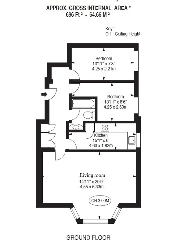 2 bedroom flat for rent