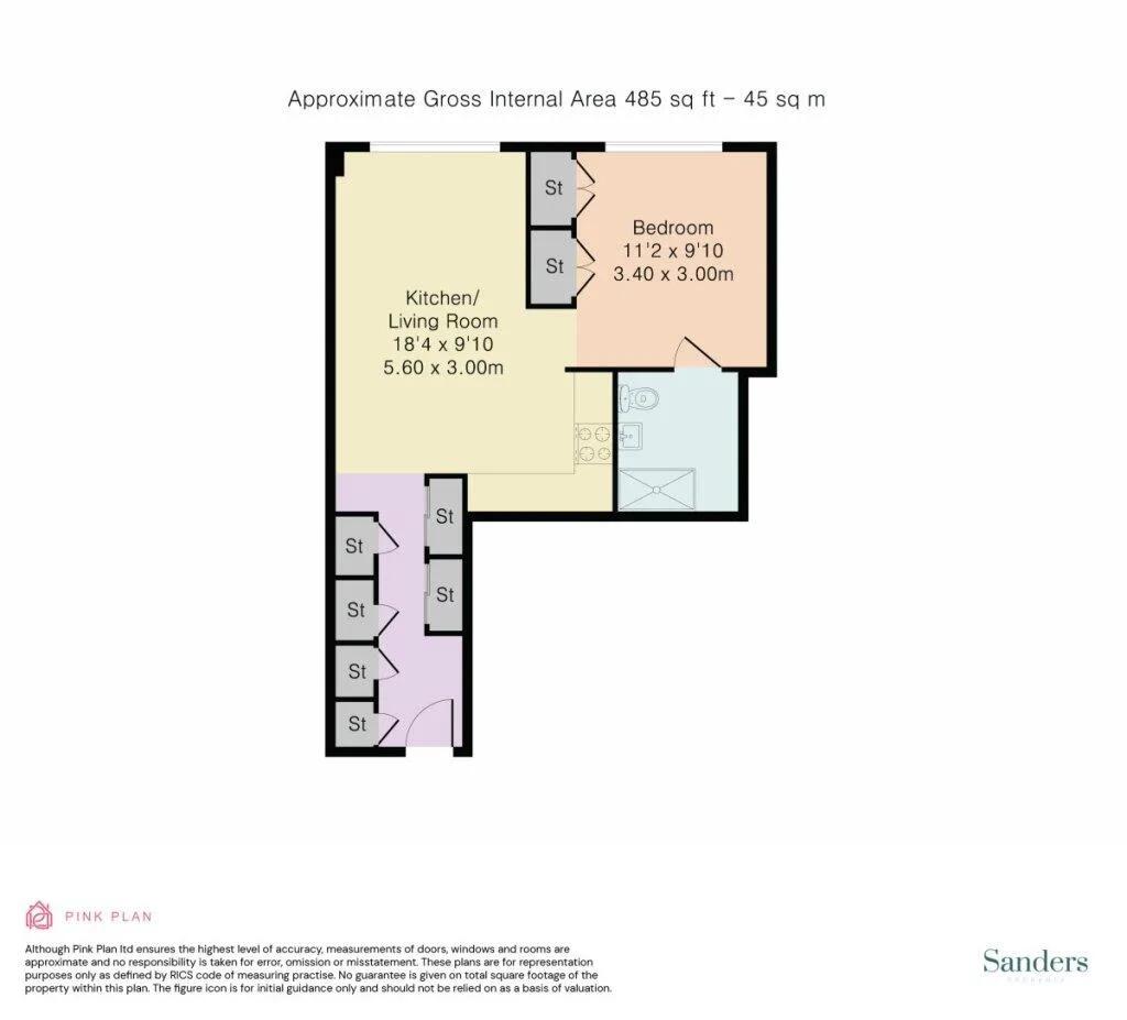 Studio flat for rent