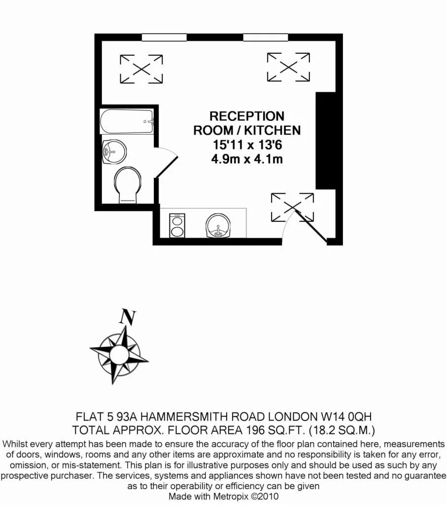Studio flat for rent