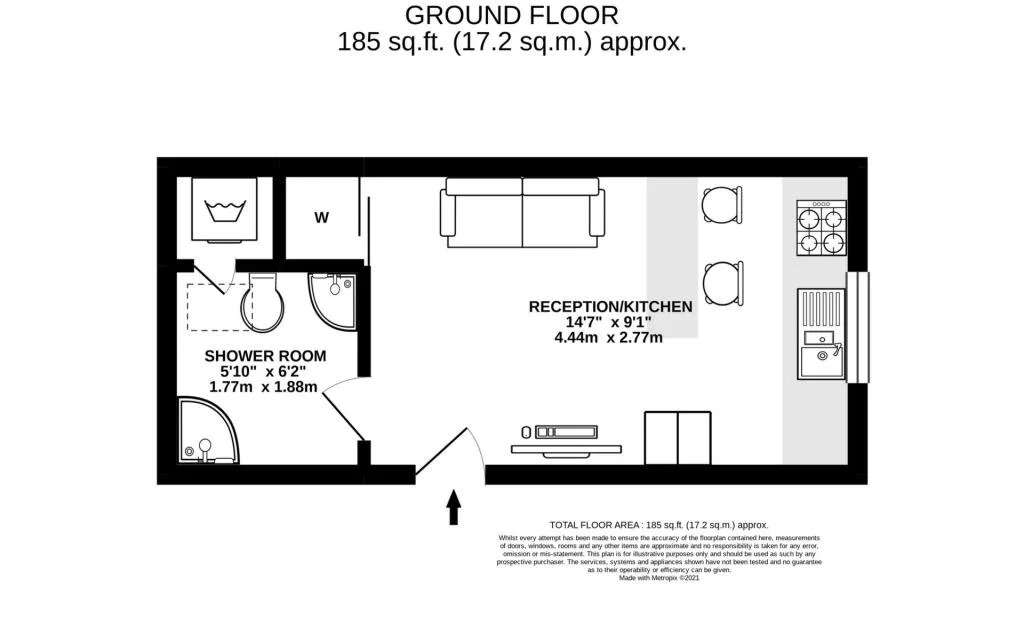 Studio flat for rent