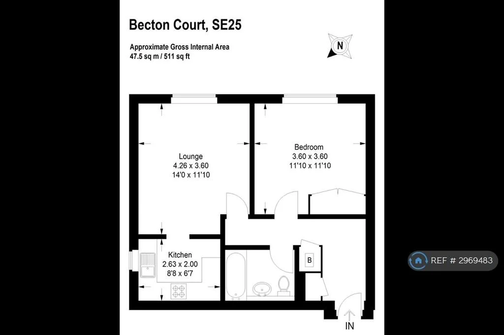 1 bedroom flat for rent