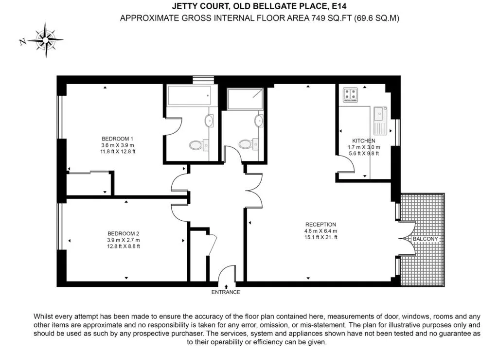 2 bedroom flat for rent
