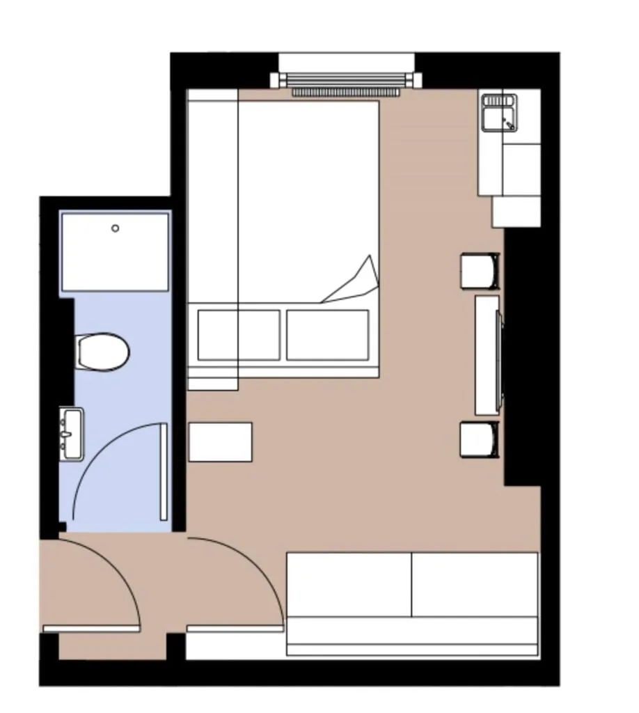 Studio flat for rent