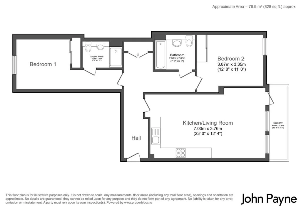 2 bedroom flat for rent