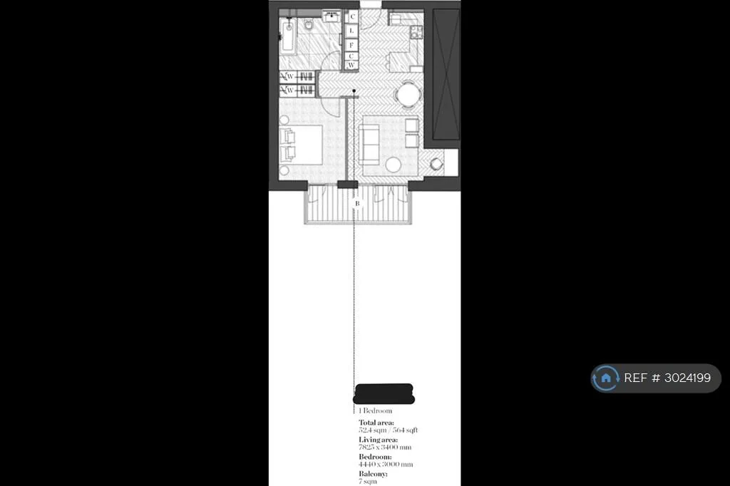 1 bedroom flat for rent