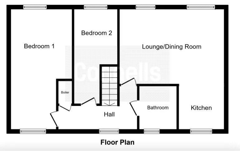 2 bedroom maisonette for rent