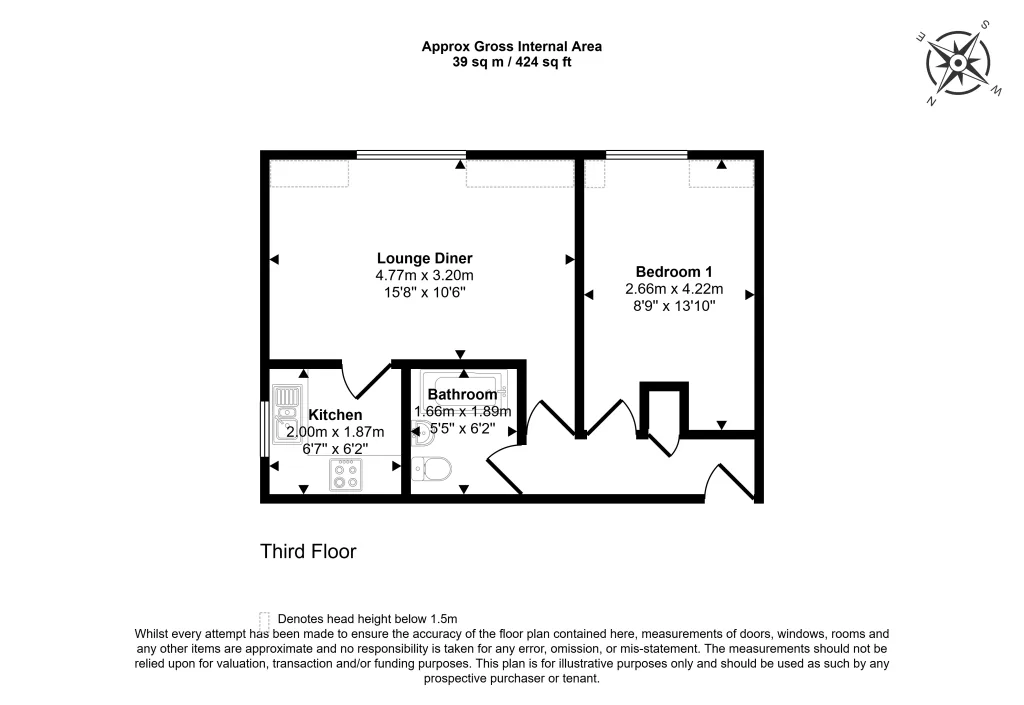 1 bedroom flat for rent