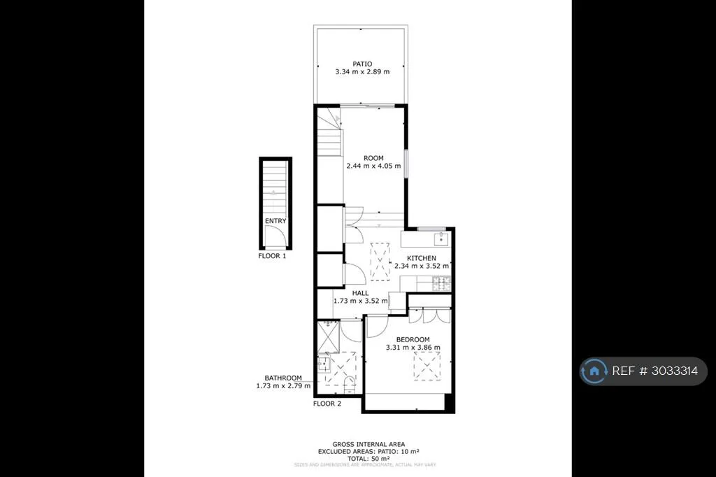 1 bedroom flat for rent