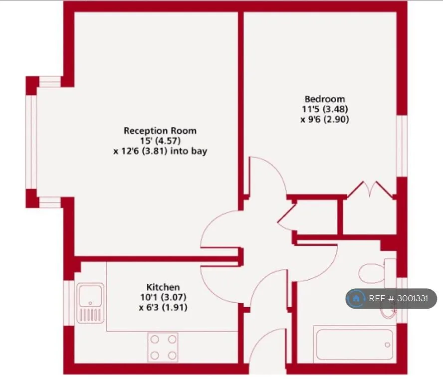1 bedroom flat for rent
