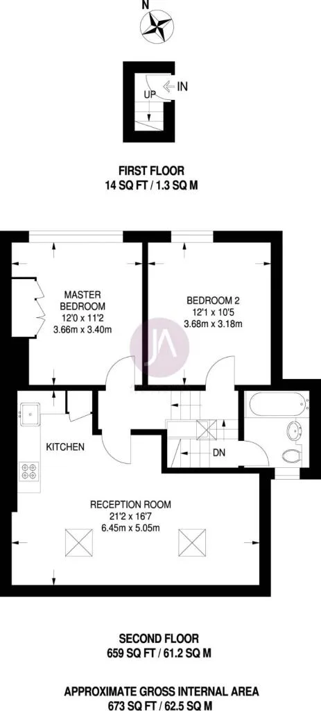 2 bedroom duplex for rent
