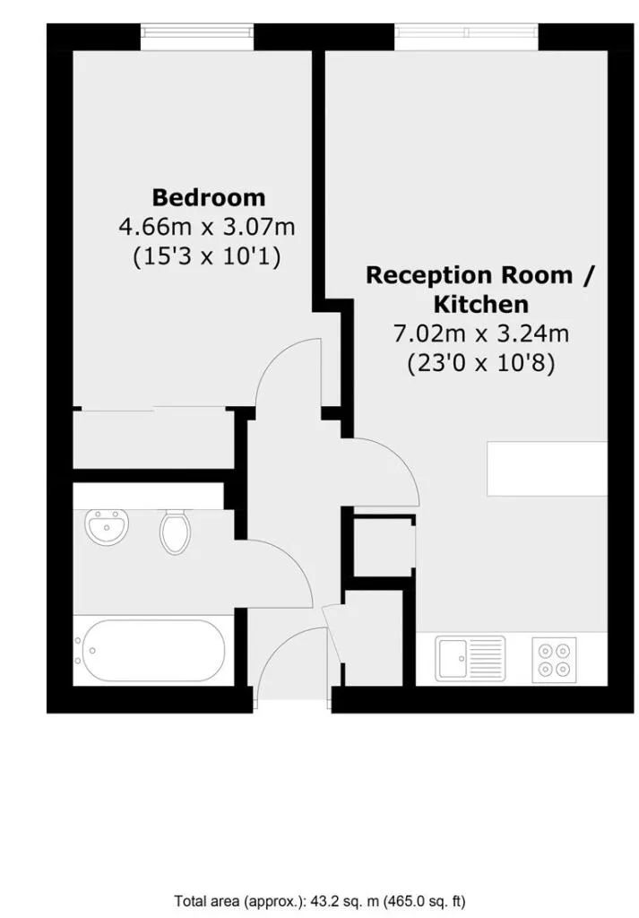 1 bedroom flat for rent