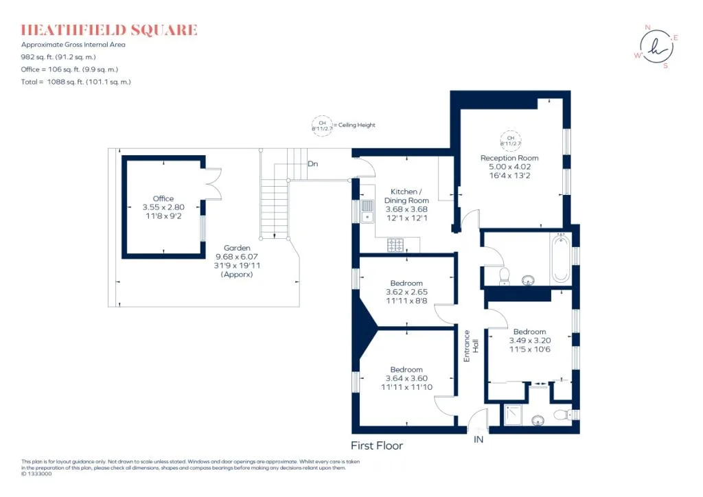 3 bedroom flat for rent