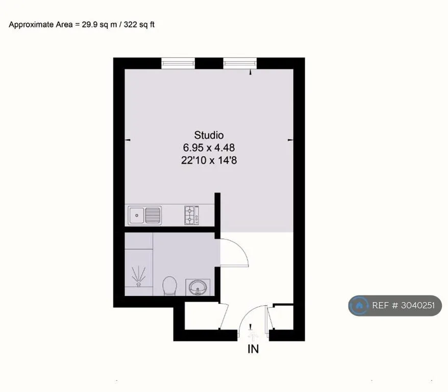 Studio flat for rent