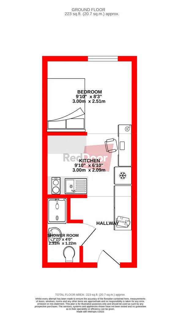 Studio flat for rent