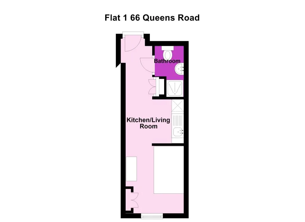 Studio flat for rent