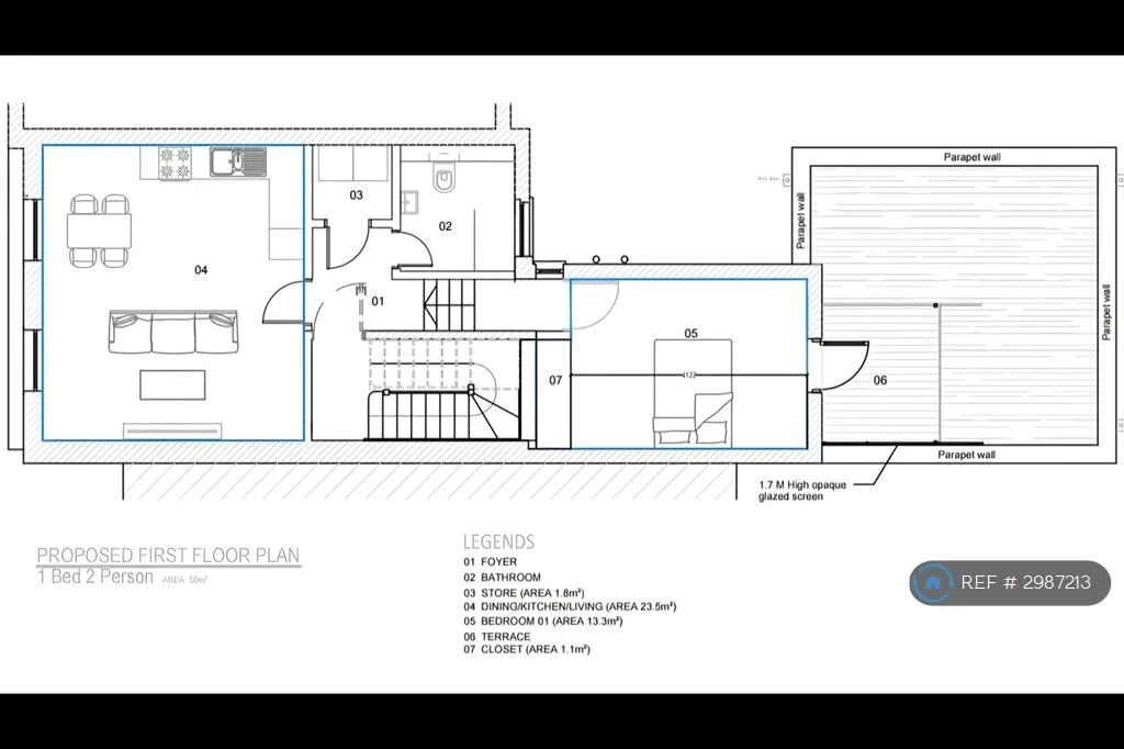 1 bedroom flat for rent