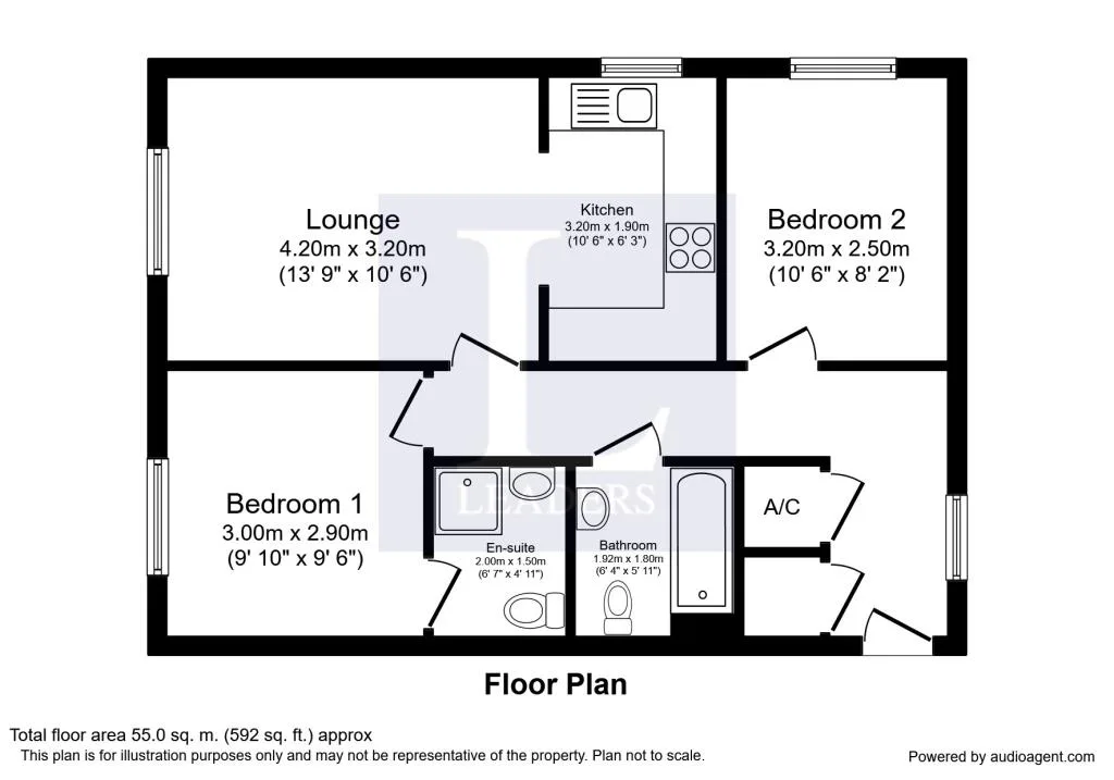 2 bedroom flat for rent