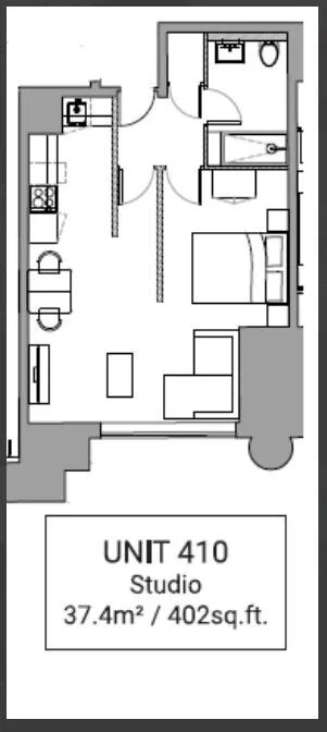 Studio apartment for rent